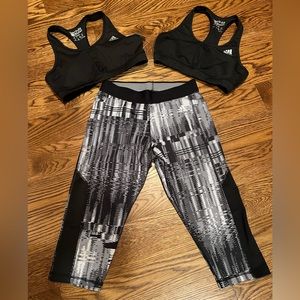 Adidas Women’s Sports Bras & Leggings | Matching Set | Training/Fitness